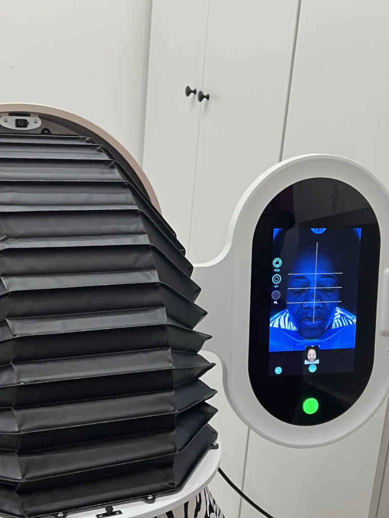 Advanced skin treatment machine at Ms Jay Beauty Care