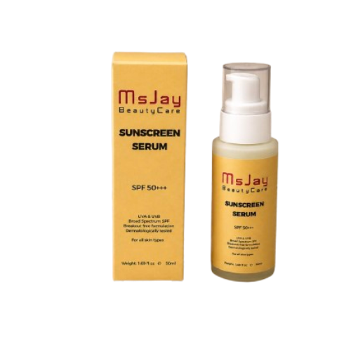 Ms Jay SPF 50 sunscreen
